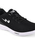 CRUNCH Black Men's Running Shoes